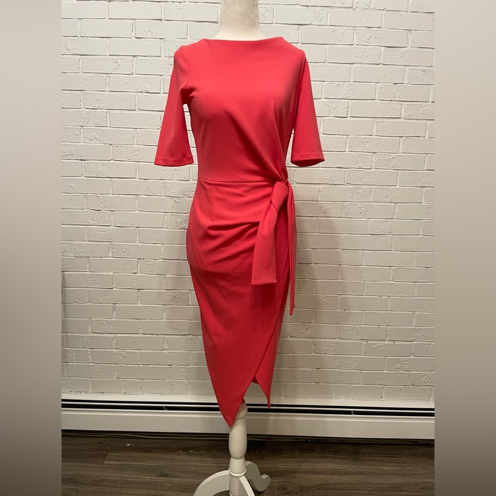 ASOS coral dress size 2 perfect for Valentine’s Day